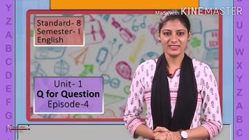 English Std 8 Sem 1 Unit 1 Q for Question Activity 6 with answers