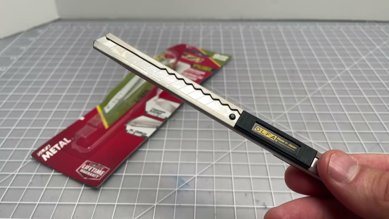 Premium Auto-Lock Steel Utility Knife | Slim Metal Cutter
