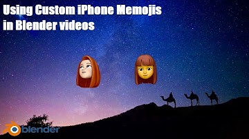 Using Custom iPhone Memojis in Blender Videos