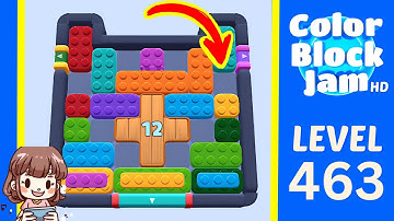Color Block Jam Level 463 Solution Walkthrough