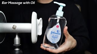 : ASMR Ear Massage with Oil for Deep Sleep / Headrec (No Talking)