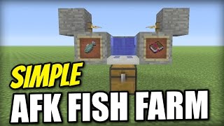 Minecraft Bedrock Afk Fish Farm Automatic Tutorial Ps4 Mcpe Xbox Windows Switch Youtube