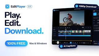 EditPlayer 2.0 – Free Video Player + Editor for Mac & Windows 🔥 screenshot 4