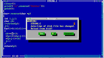 pointer to char array string manipulation !! top c example in hindi/urdu