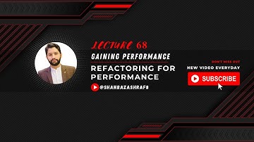 68. Gaining Performance | Refactoring for Performance | Node.JS | Learn with Shahbaz Ashraf #nodejs