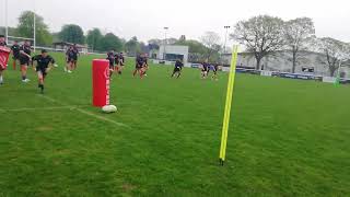 Counter Attack Rugby Drill