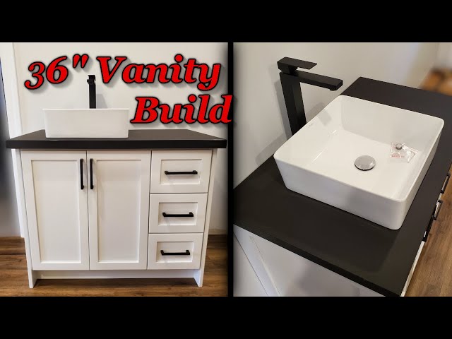 Making Notched Drawers for the Vanity Cabinet - Woodworking 