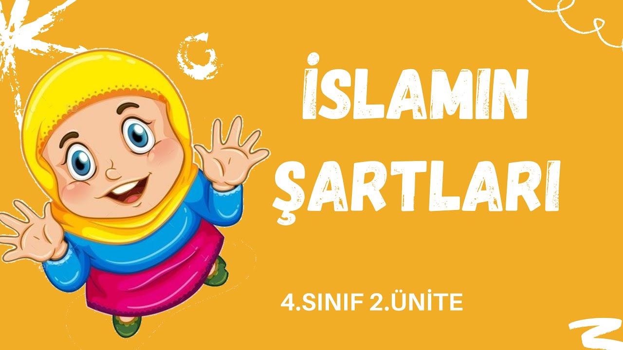 İslamın şartları-4.sınıf din kültürü 2.ünite animasyonlu ders anlatımı-dindersi video
