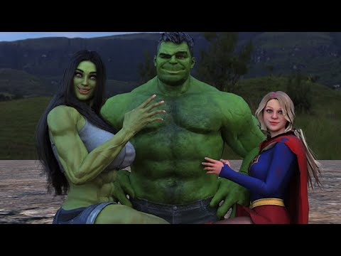 She Hulk vs Supergirl 2022