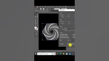 Transform Effect In Adobe illustrator #illustrator #shorts