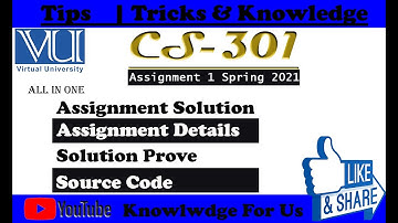 cs301 Assignment 1 solution Spring 2021