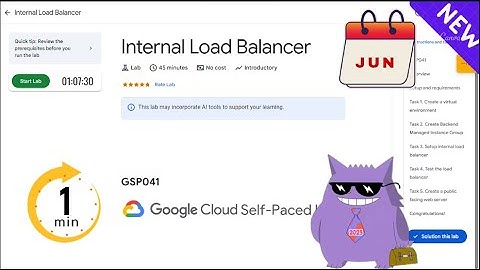 Internal Load Balancer  | #2025 | #GSP041 |#qwiklabs |Solution