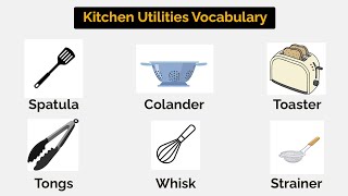 Kitchen utilities - Daily use Vocabulary