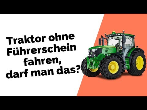 Video: Kannst du auf einem Schlepper fahren?