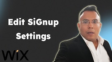 Edit Signup settings in your website Wix Studio