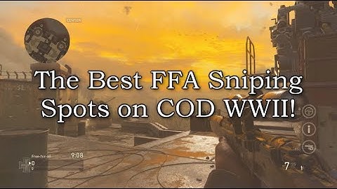 The Best Free for All Sniping Spots on COD WWII! (All Maps)