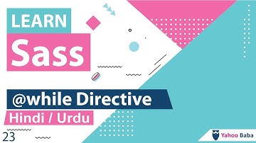 Sass @while Loop Directive Tutorial in Hindi / Urdu
