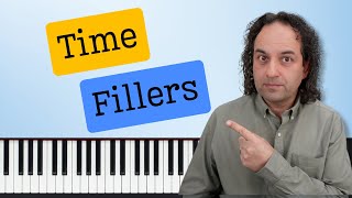 Filling time for jazz piano - on 3 levels