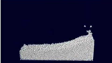 SPH Simulation of dam break