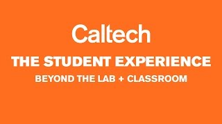 The Caltech Student Experience: Beyond the Lab and Classroom