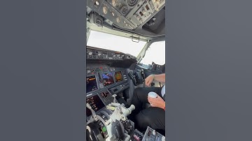 Disengaging autopilot on B737-800                 #boeing #aviation #pilot #airport #asmr #airplane