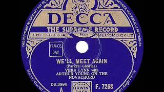 Video thumbnail of "1st RECORDING OF: We’ll Meet Again - Vera Lynn (1939 version)"