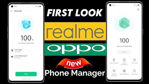 Realme/OPPO New Phone Manager First Look With New Antivirus & Clean Up | Realme New Phone Manager