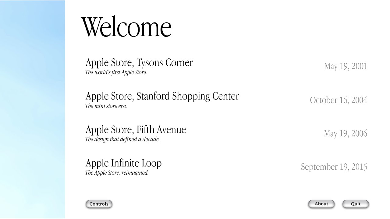 The Apple Store Time Machine