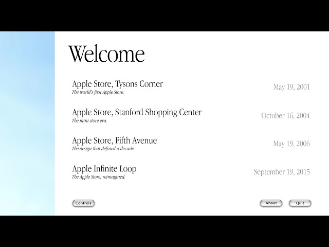 The Apple Store Time Machine