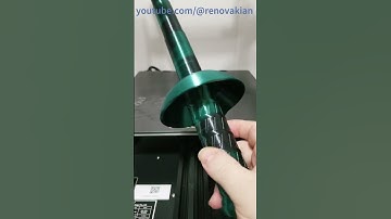 Collapsing Pirate Sword 3D print in place Time lapse Short