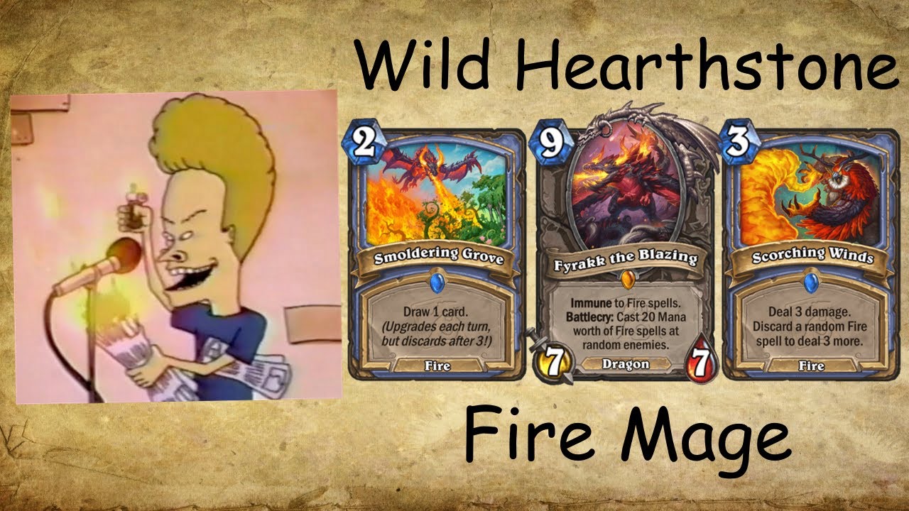 Wild[Hearthstone] -  Fire Mage - Embers of the World Tree