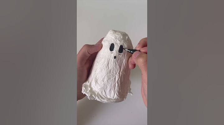 Running Ghost DIY - Come fare un fantasma che si muove - tutorial #halloween #crafting