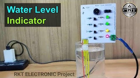 Bc547 water level indicator//How To Make Water Level Indicator