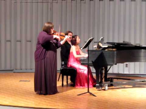 Mozart: Sonata No. 1 in G major, K. 301, Erin Aldridge, violin, Chih-Yi Chen, piano