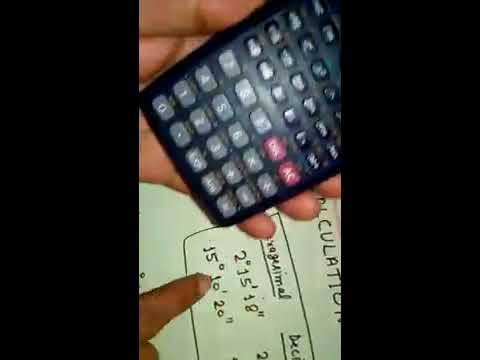 Video: How To Calculate The Degree On A Calculator