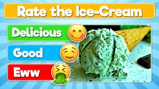 Ice Cream Flavors Tier List | Rate the Ice Cream Flavors