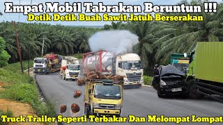 Download Lagu 4 Mobil Tabrakan Beruntun || Truck Trailer Seperti Terbakar Dan Melompat Lompat Di Bukit Kodok MP3 Download Lagu 4 Mobil Tabrakan Beruntun || Truck Trailer Seperti Terbakar Dan Melompat Lompat Di Bukit Kodok MP3