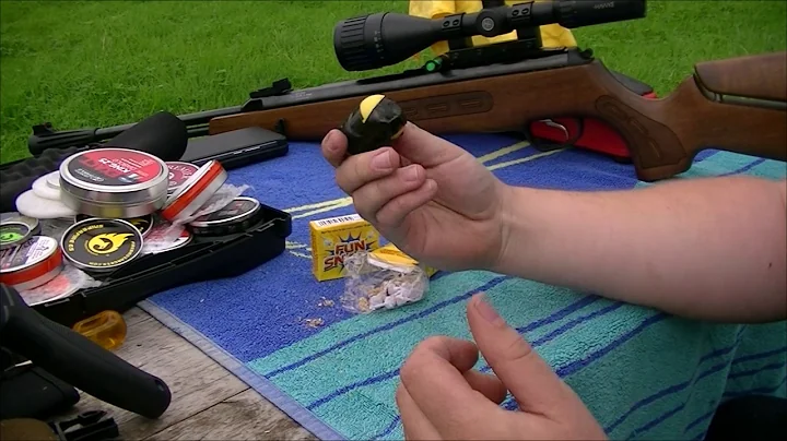 Homemade exploding airgun target!