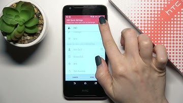 How to Edit Notification Panel Shortcuts on HTC Desire 628 Dual Sim