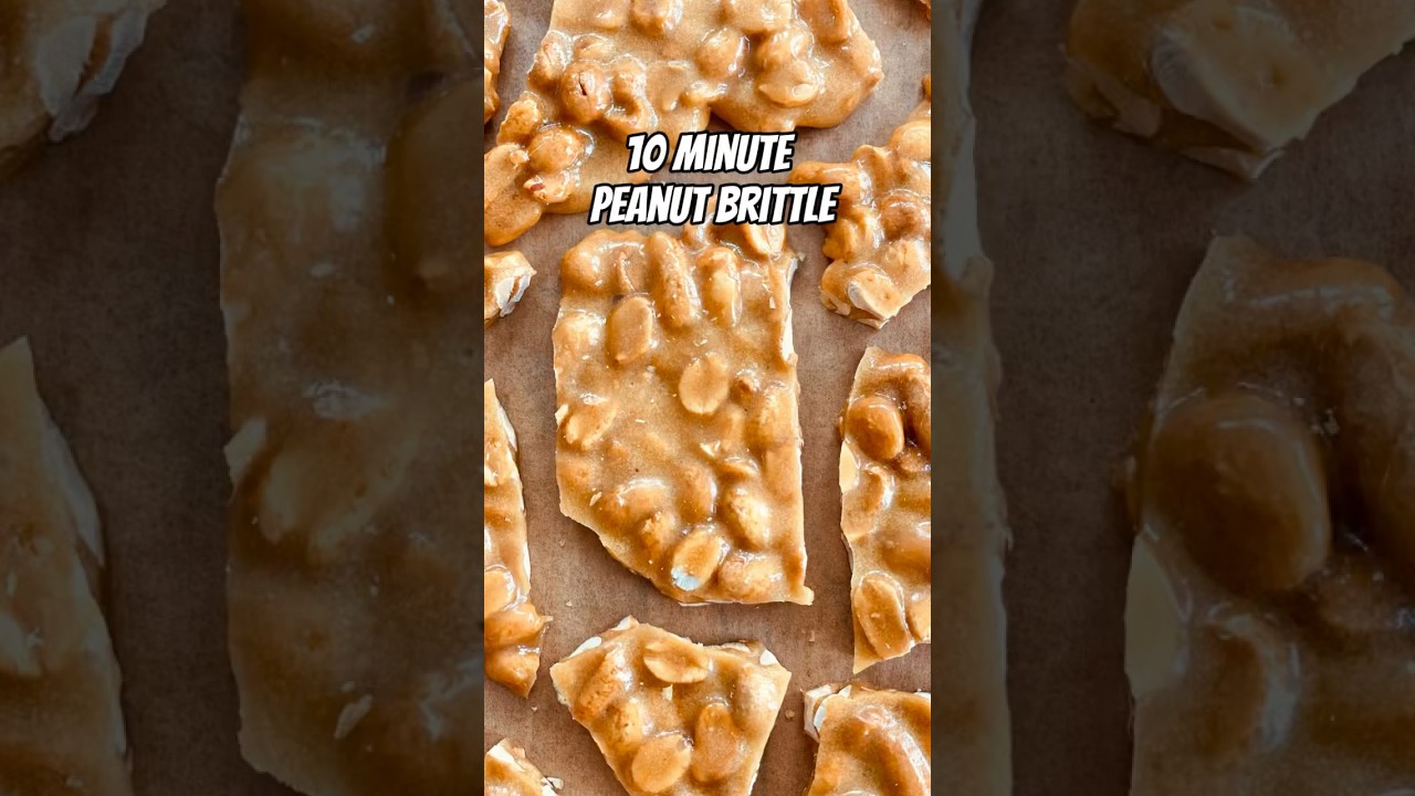 Microwave Peanut Brittle #shorts #easy #fast #candy #food #peanutbrittle