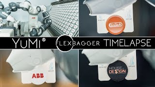 FlexBagger Timelapse with Iclick Popsockets + ABB Yumi & Autobag 500 at House of Design