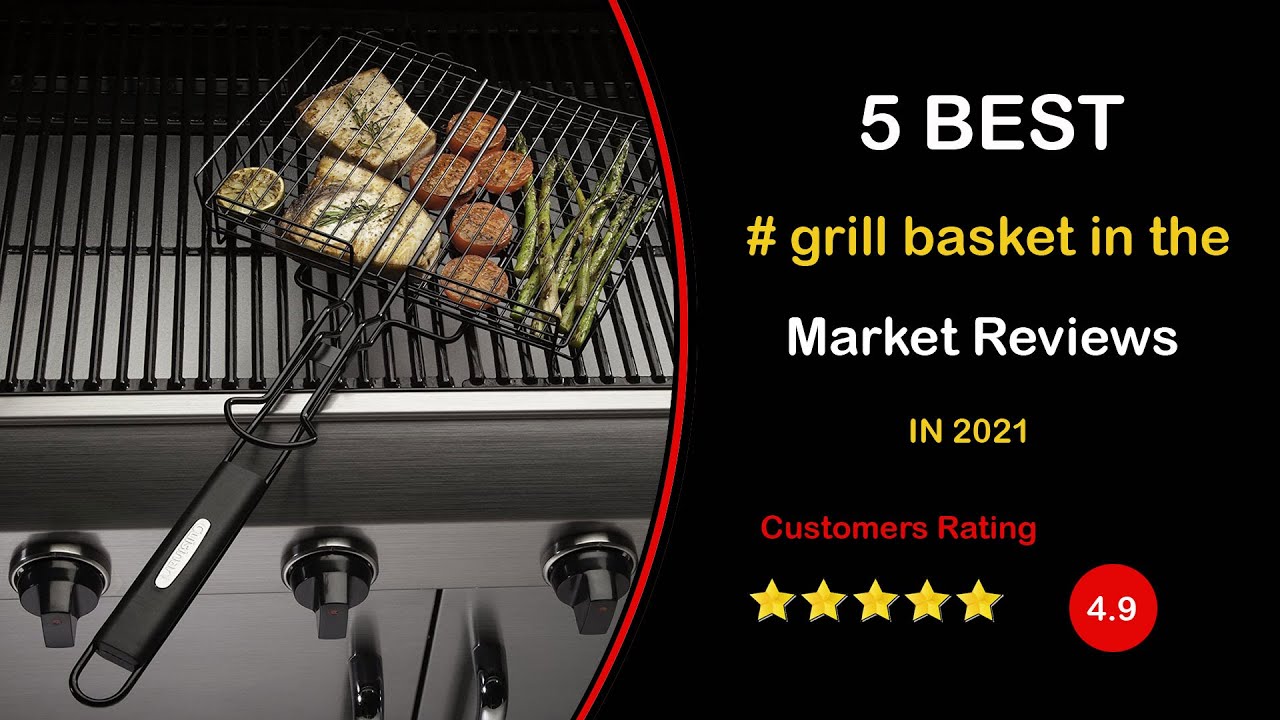 ✅ Best Stainless Steel Grilling Baskets Reviews in 2023 ✨ 5 Perfect Picks For All Purpose