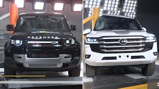 2022 Toyota Land Cruiser VS Land Rover Defender - Crash Tests