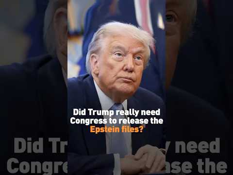 Did Trump really need Congress to release the Epstein files?