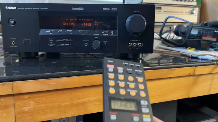 Yamaha HTR 5850 6 1 CH Surround Sound Receiver w: Remote; Tested