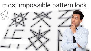 impossible 😲 pattern lock 👀 @HowToYes786