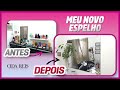 NOVO ESPELHO DO MEU SALÃO | ANTES E DEPOIS