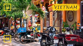 Walking in Vietnam: Nha Trang. When you turn off the main street. Binaural Audio. [4K] 2020