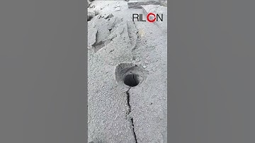 A new way to split rocks: Drilling and cracking all-in-one machine