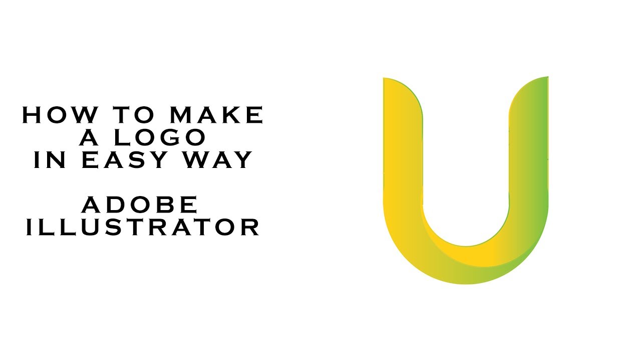 How to make a simple logo under 5 mins | Adobe Illustrator